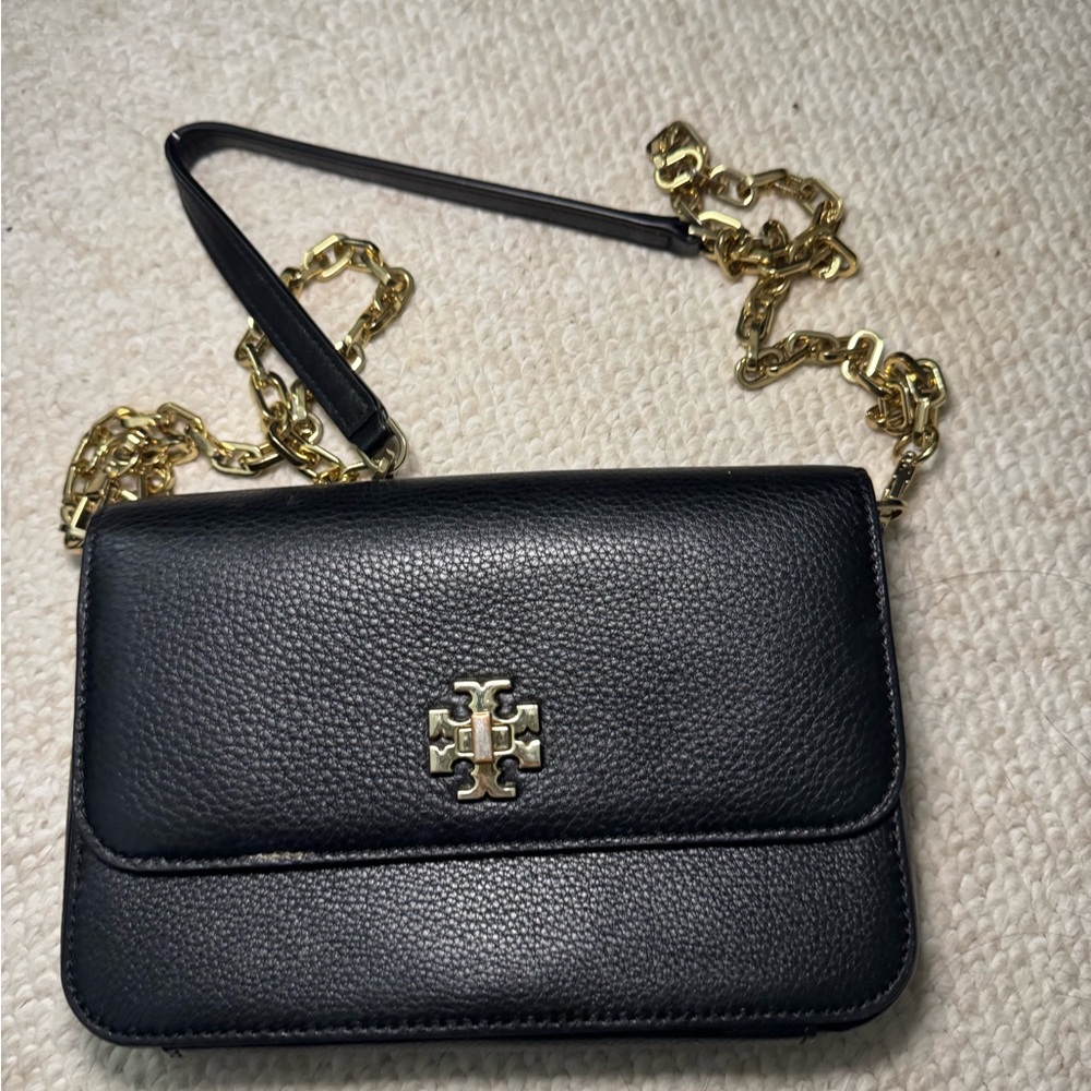 Tory Burch Black Leather Crossbody Bag